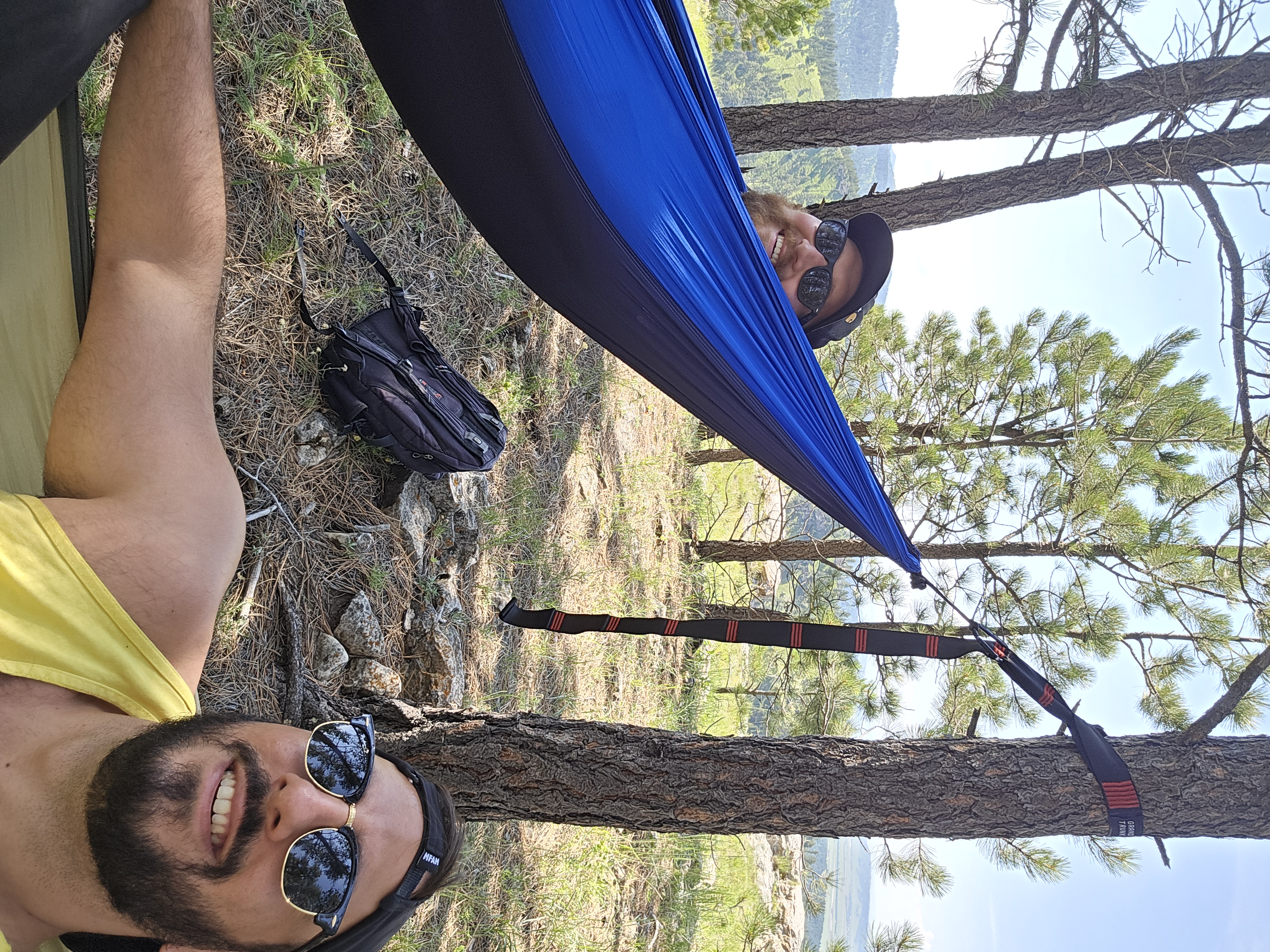 Mayas, in a hammock in the Black Hills
